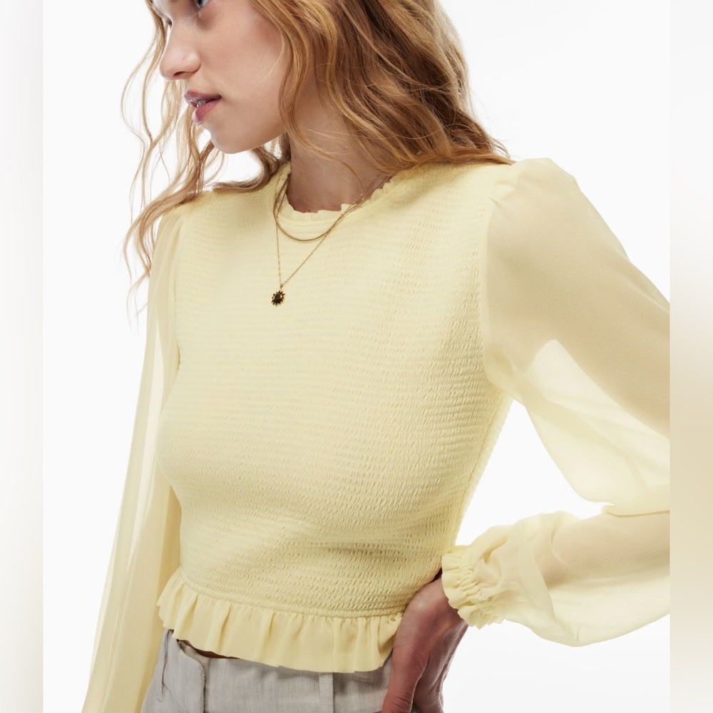 Aritzia Wilfred Tempest Blouse Small